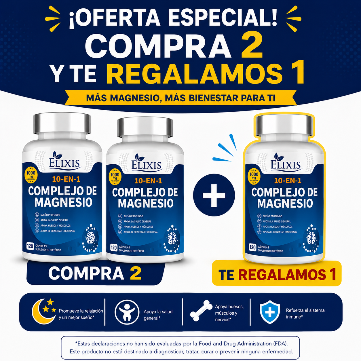 Magnesio 10-1 Elixis (Edición Limitada)