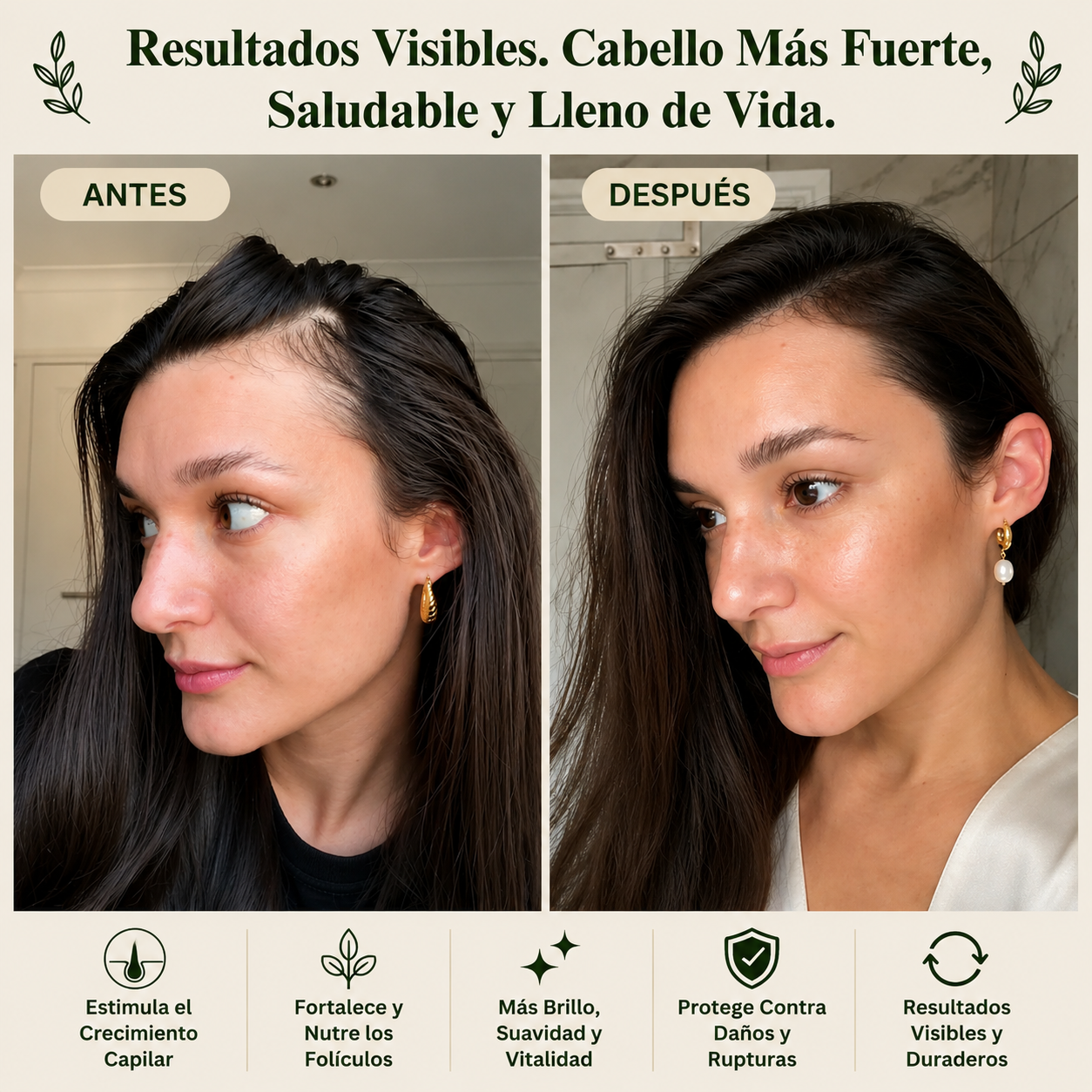 Tratamiento para el crecimiento del cabello con aceite natural (Edición limitada)