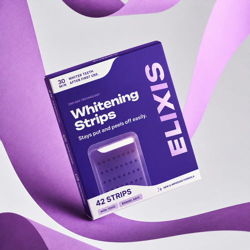 Tiras Blanqueadoras Moradas Elixis (Edición Limitada)