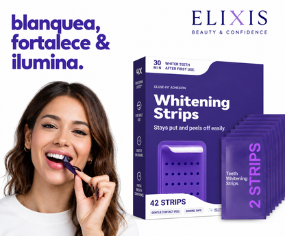 Tiras Blanqueadoras Moradas Elixis (Edición Limitada)
