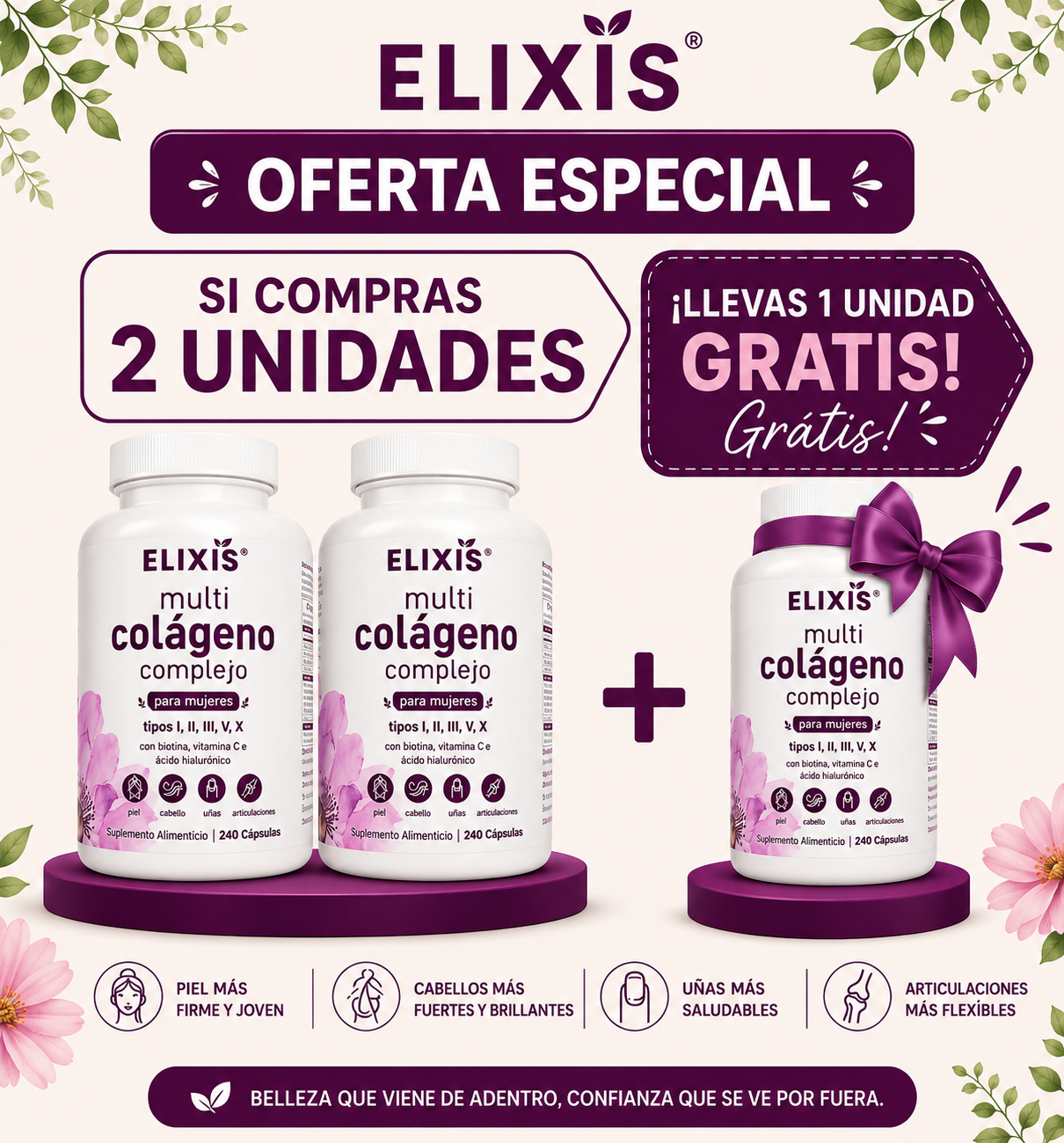 Capsulas de Colágeno Multifuncional (Edición Limitada)