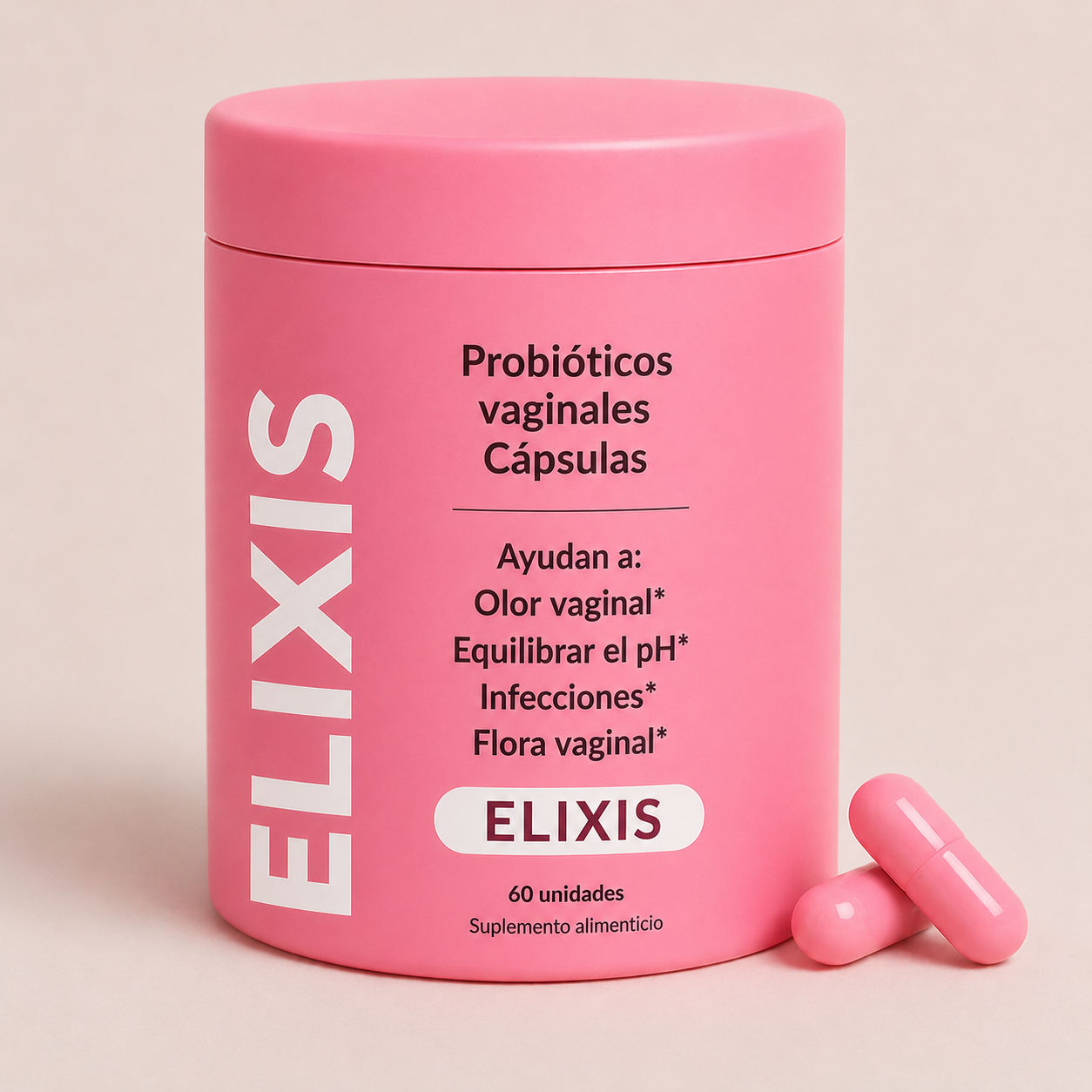 Cápsulas Probióticas Vaginales Elixis (Edición limitada)