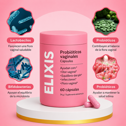 Cápsulas Probióticas Vaginales Elixis (Edición limitada)