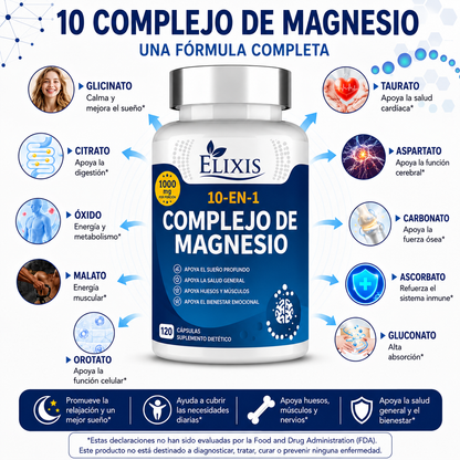 Magnesio 10-1 Elixis (Edición Limitada)