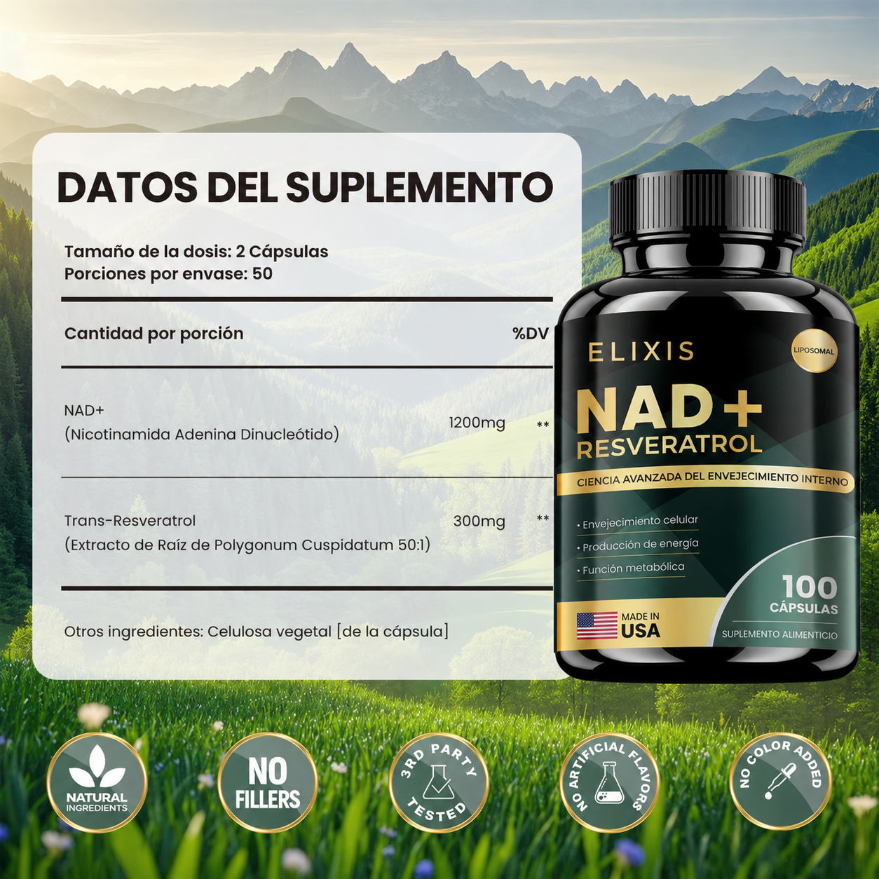 NAD+ Energía y Envejecimiento Saludable (Edición Limitada)