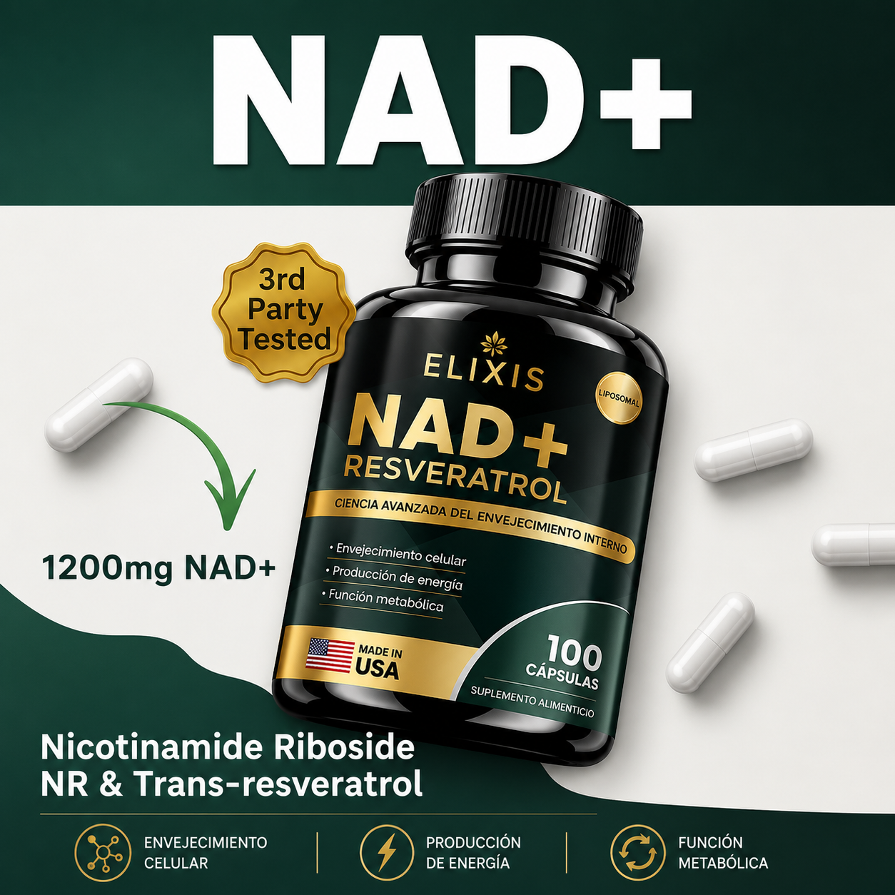 NAD+ Energía y Envejecimiento Saludable (Edición Limitada)