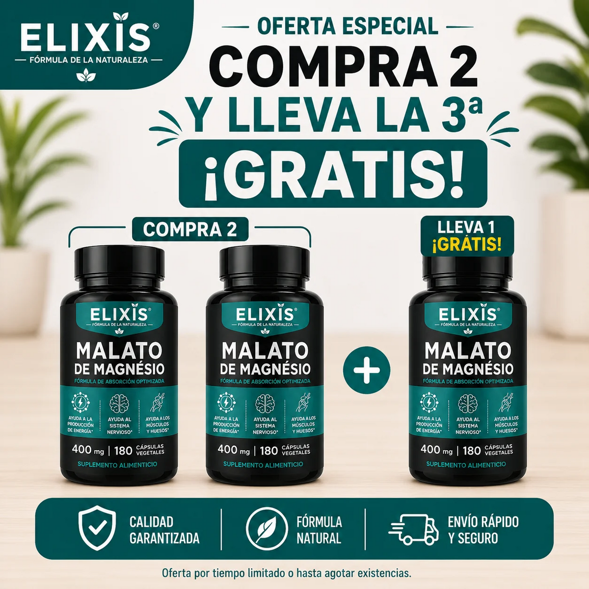 Magnesio Malato Elixis (Edición Limitada)