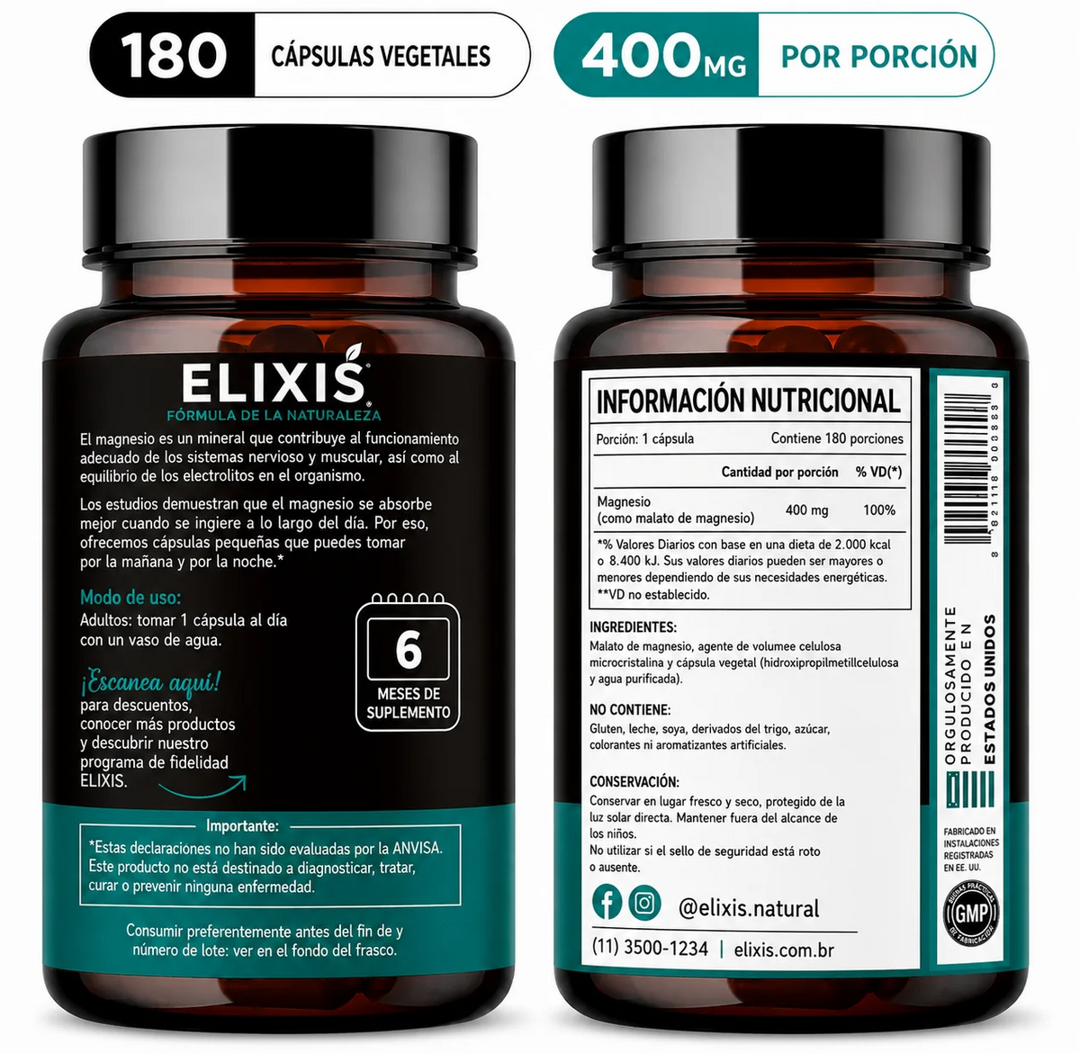 Magnesio Malato Elixis (Edición Limitada)