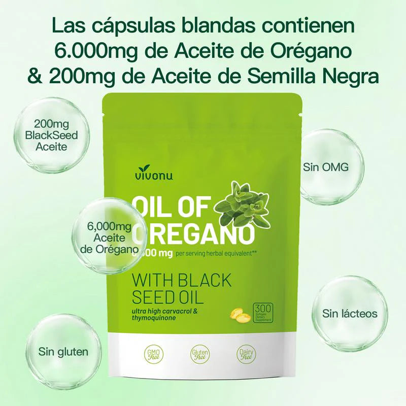 Aceite de Orégano |Suplemento Antioxidante Natural (Edición Limitada)